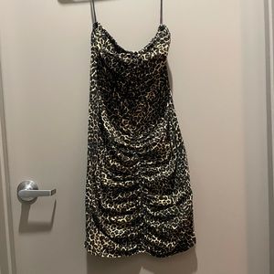 Deadly Dames leopard wiggle dress.